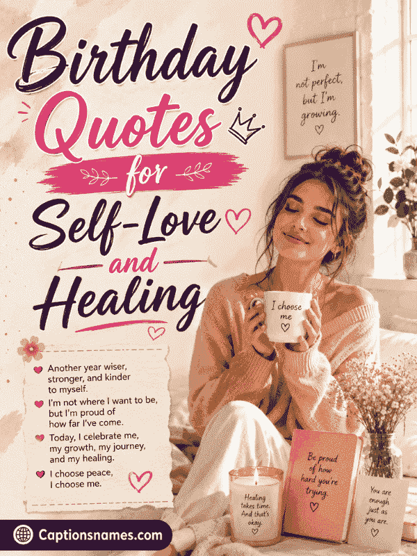Birthday Quotes for Self-Love and Healing
