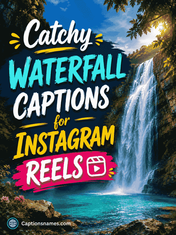 Catchy Waterfall Captions for Instagram Reels