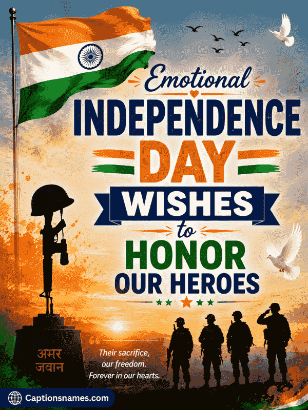 Emotional Independence Day Wishes to Honor Our Heroes