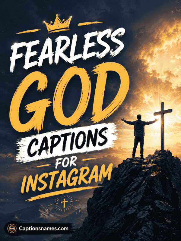 Fearless God Captions for Instagram