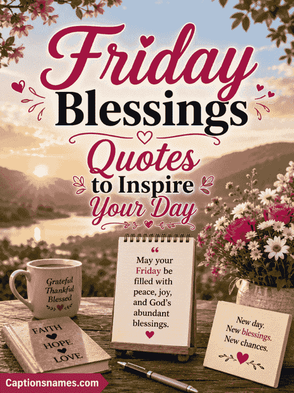 Friday Blessings Quotes to Inspire Your Day