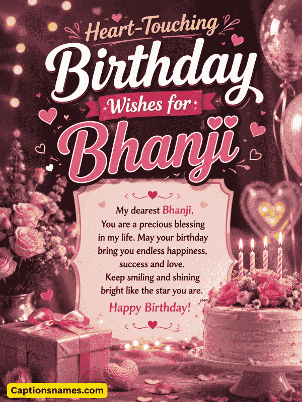 Heart-Touching Birthday Wishes for Bhanji