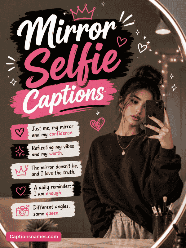 Mirror Selfie Captions