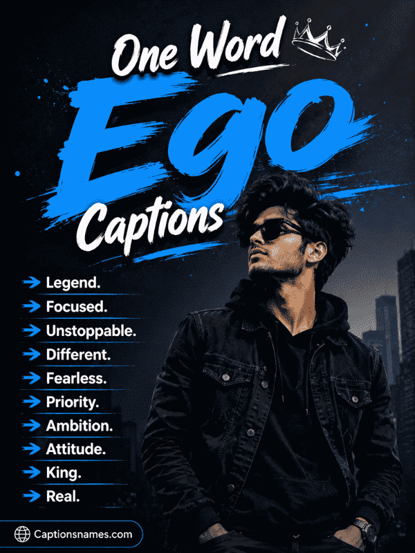 One Word Ego Captions