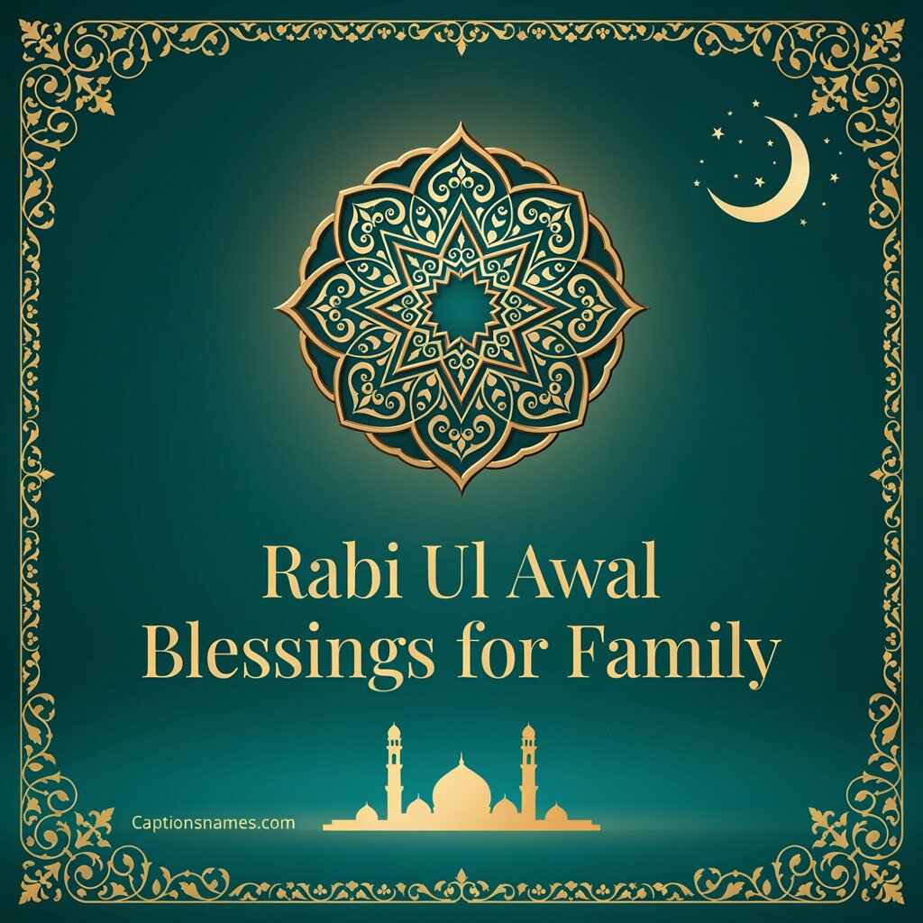 Rabi Ul Awal Blessings for Family