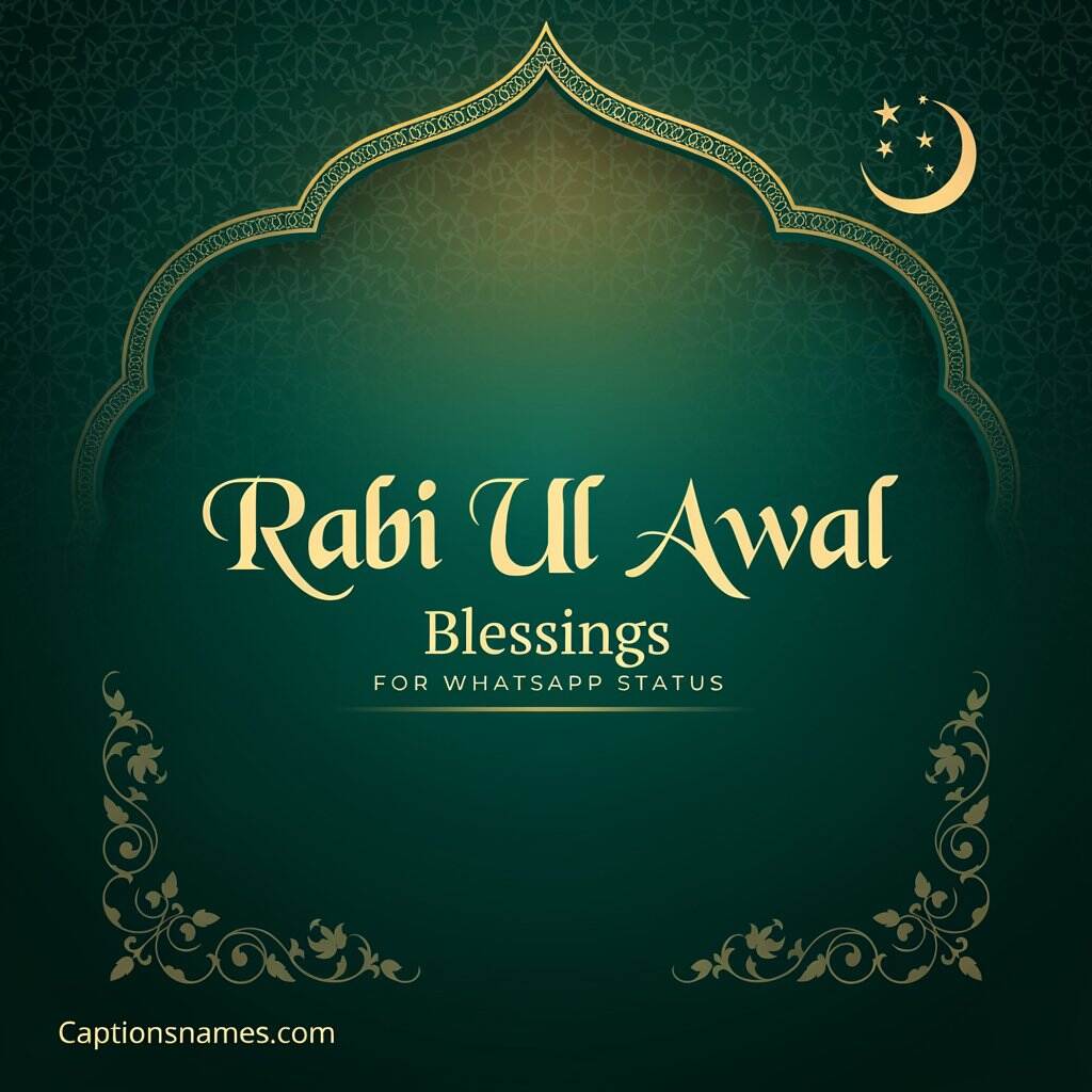 Rabi Ul Awal Blessings for WhatsApp Status