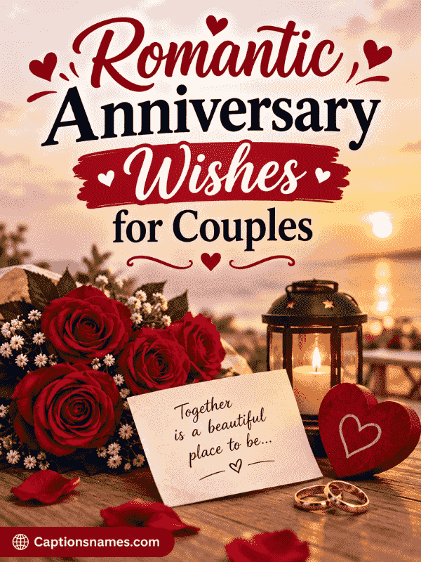 Romantic Anniversary Wishes for Couples