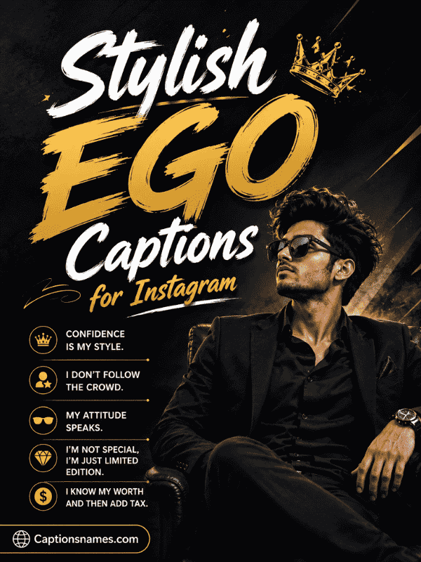 Stylish Ego Captions for Instagram