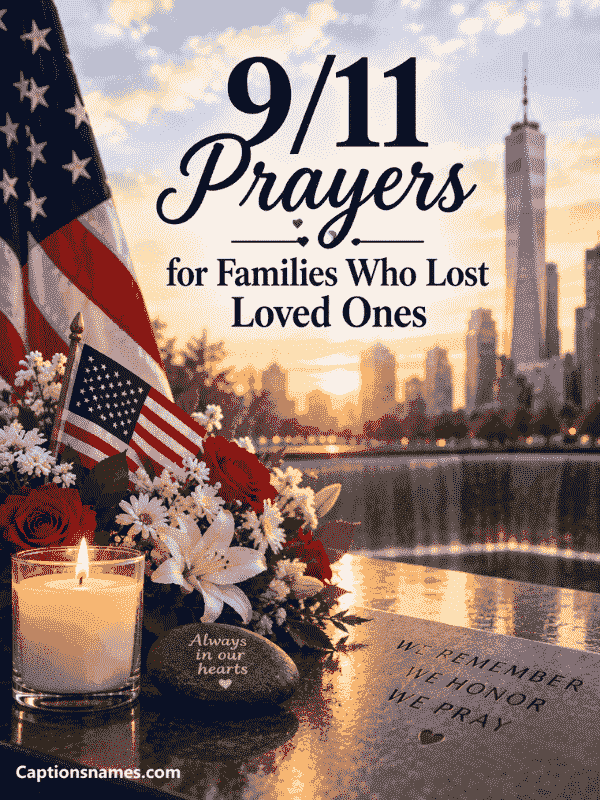 911 Prayers for Families Who Lost Loved Ones