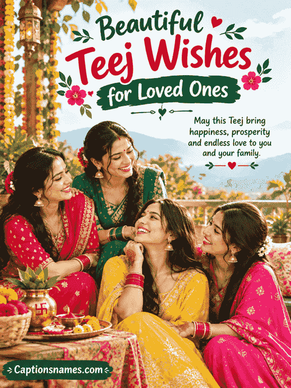 Beautiful Teej Wishes for Loved Ones