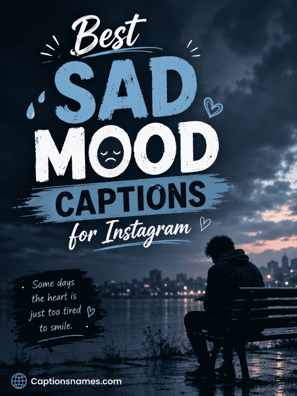 Best Sad Mood Captions for Instagram
