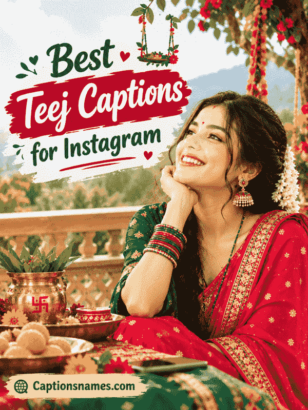 Best Teej Captions for Instagram