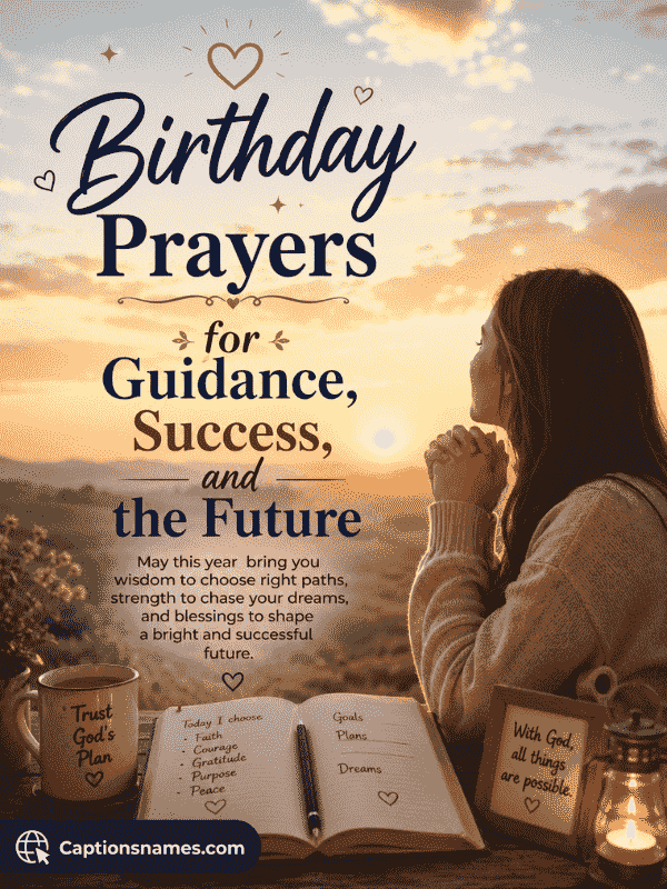 Birthday Prayers for Guidance, Success, and the Future