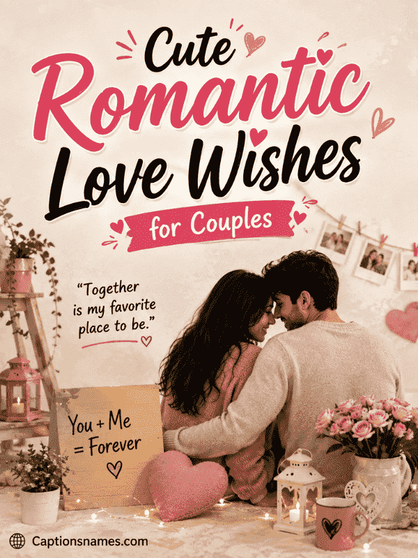 Cute Romantic Love Wishes for Couples