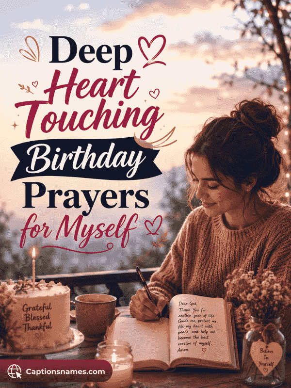 Deep Heart Touching Birthday Prayers for Myself