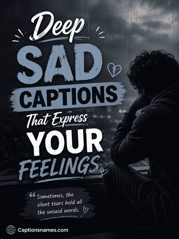 Deep Sad Captions That Express Your Feelings