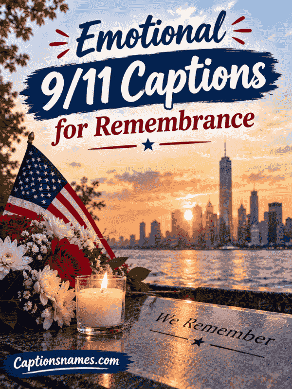 Emotional 911 Captions for Remembrance