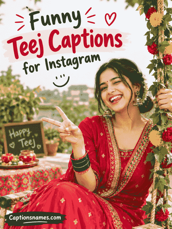 Funny Teej Captions for Instagram