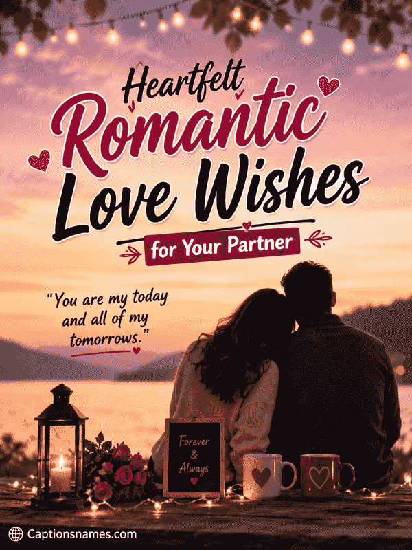 Heartfelt Romantic Love Wishes for Your Partner