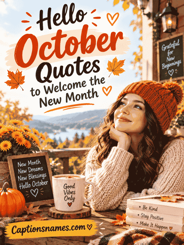 Hello October Quotes to Welcome the New Month