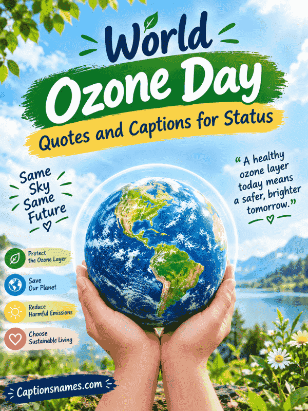 World Ozone Day Quotes and Captions for Status