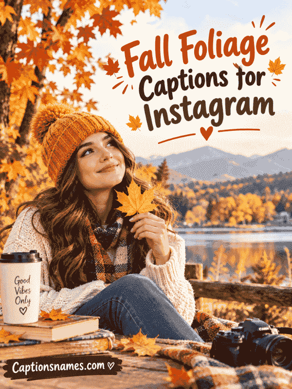 Fall Foliage Captions for Instagram