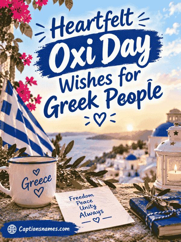 Heartfelt Oxi Day Wishes for Greek People