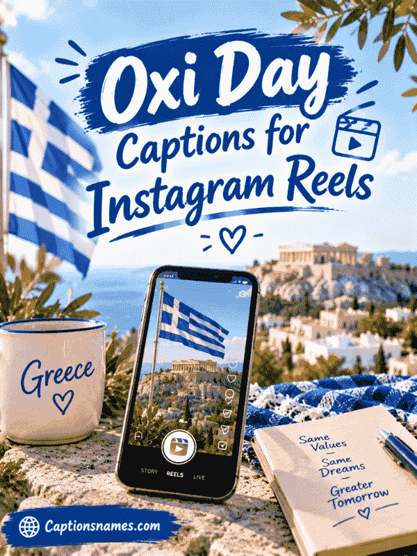 Oxi Day Captions for Instagram Reels