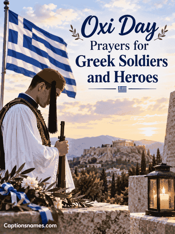 Oxi Day Prayers for Greek Soldiers and Heroes