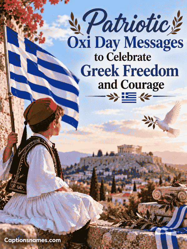 Patriotic Oxi Day Messages to Celebrate Greek Freedom and Courage