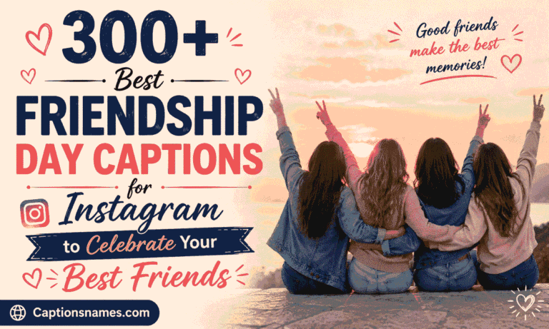 Friendship Day Captions for Instagram