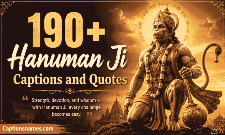 Hanuman Ji Captions and Quotes