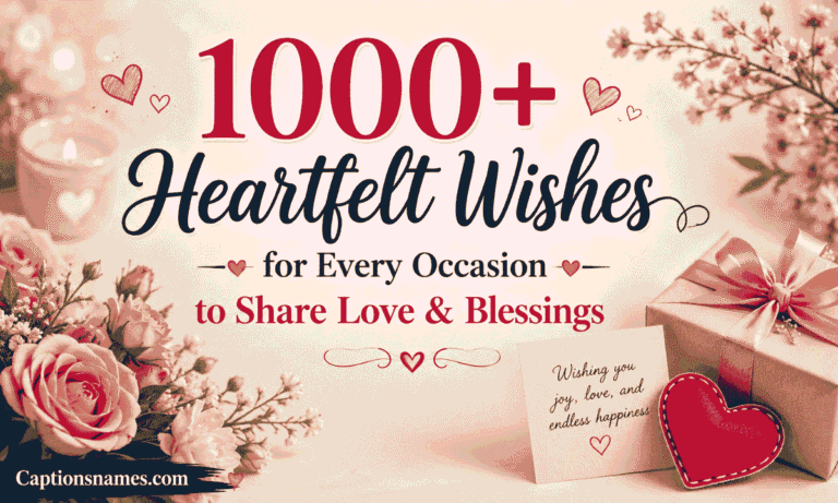 Heartfelt Wishes for Every Occasion