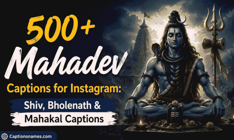 Mahadev Captions for Instagram
