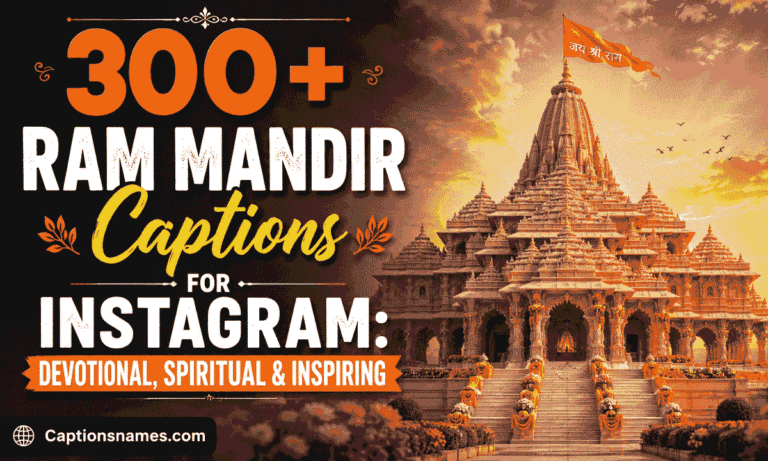 Ram Mandir Captions for Instagram