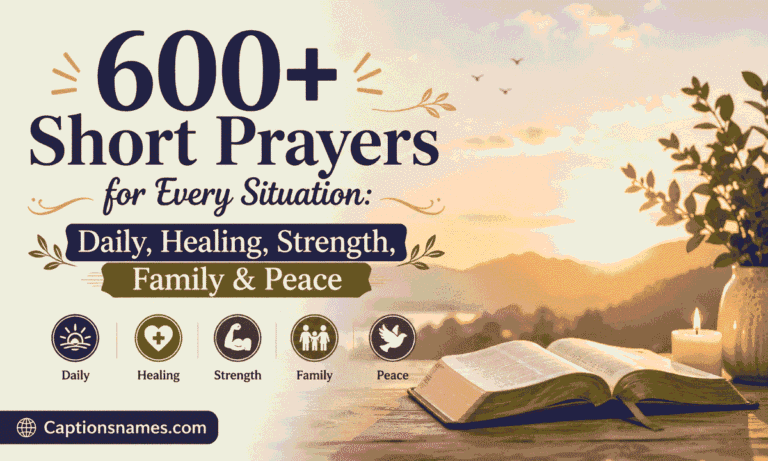 Short Prayers for Every Situation