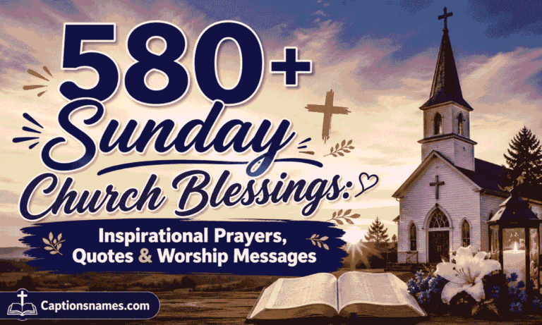 Sunday Church Blessings