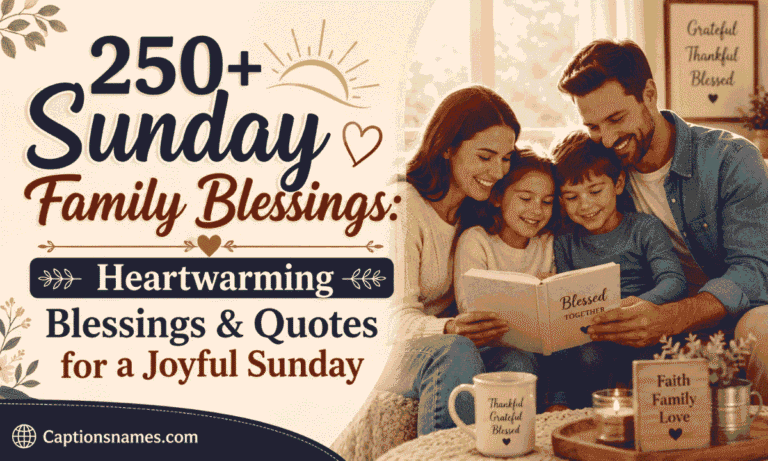 Sunday Family Blessings