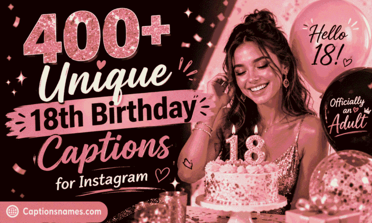 18th Birthday Captions