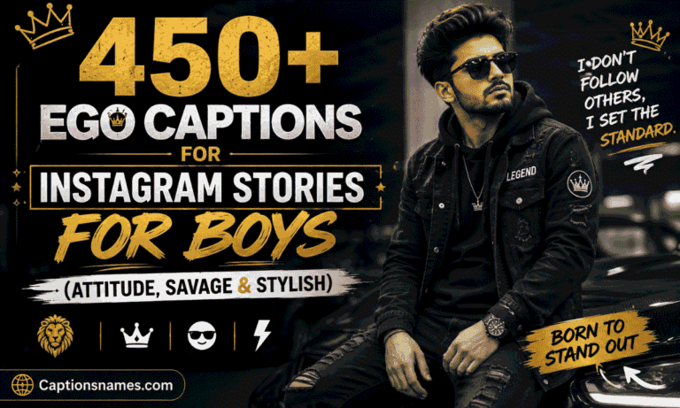 Ego Captions for Instagram Stories