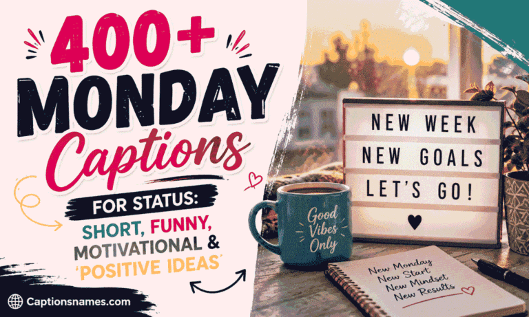 Monday Captions for Status