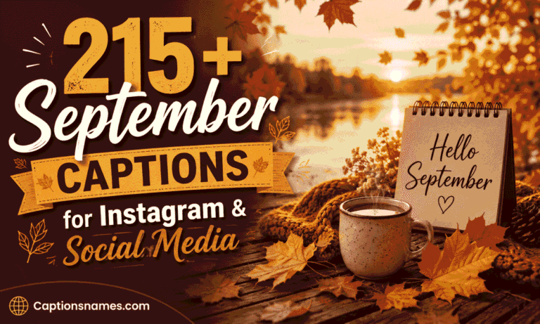 September Captions for Instagram & Social Media