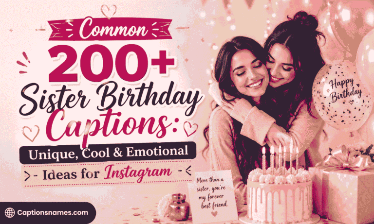 Sister Birthday Captions