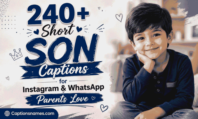 Son Captions for Instagram & WhatsApp