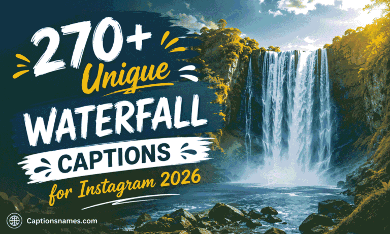 Waterfall Captions for Instagram