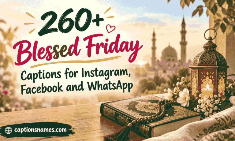 Blessed Friday Captions for Instagram
