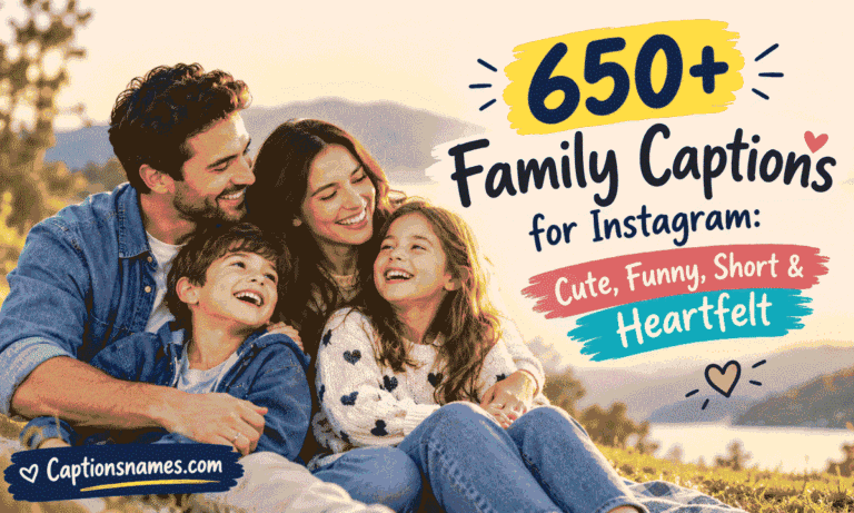 Family Captions for Instagram