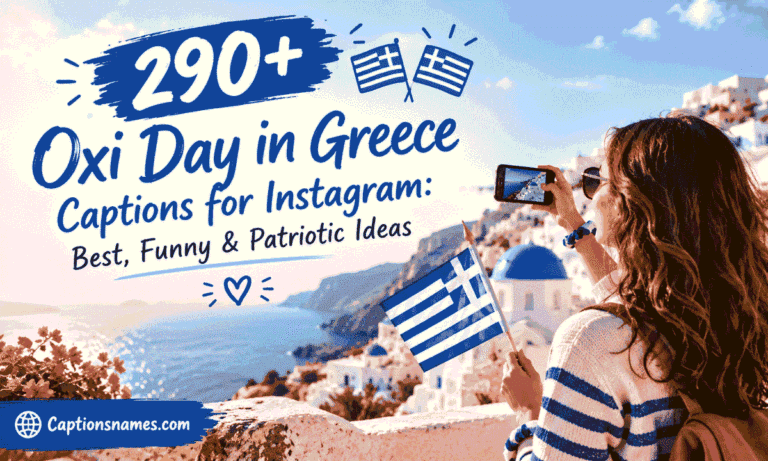 Oxi Day in Greece Captions for Instagram